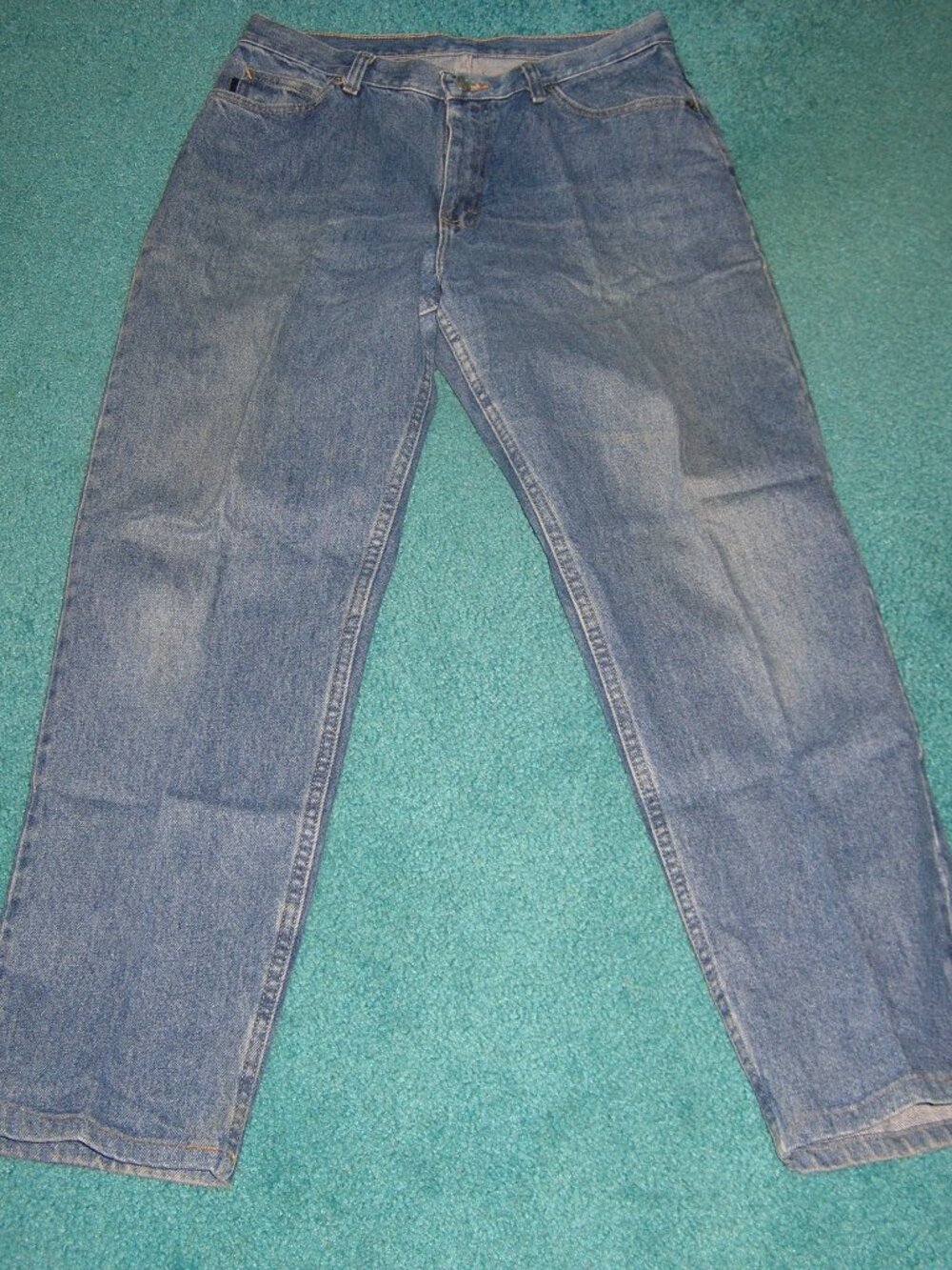 Women's Denim Jeans Size 12 Average Medium Blue 100% Cotton New 13